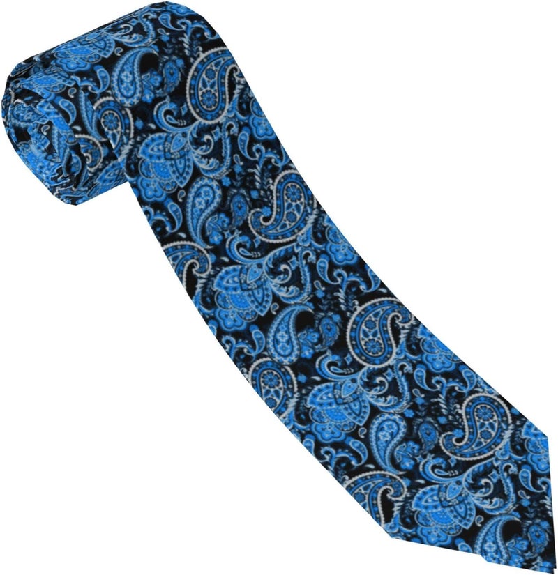 Yilad Tie for Men and Boy Novelty Fun Full Print Men's Necktie Skinny Fashion Narrow Wide - Image 1